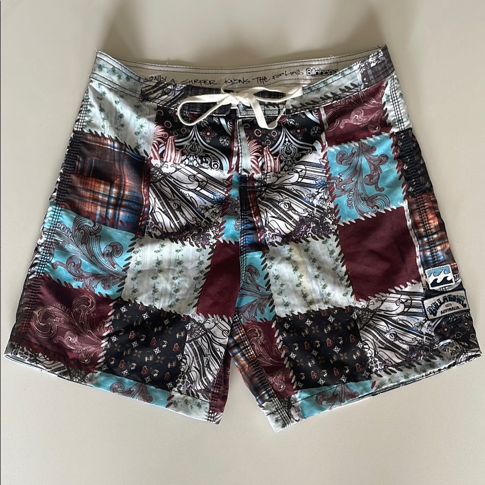Billabong Men's Patchwork Swim Shorts - Multicolor